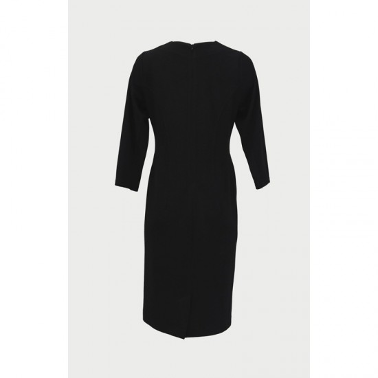 Φόρεμα πικέ με τρουακάρ μανίκι