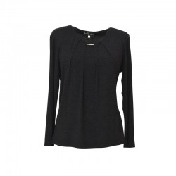 Μπλούζα βισκόζ με σούρα