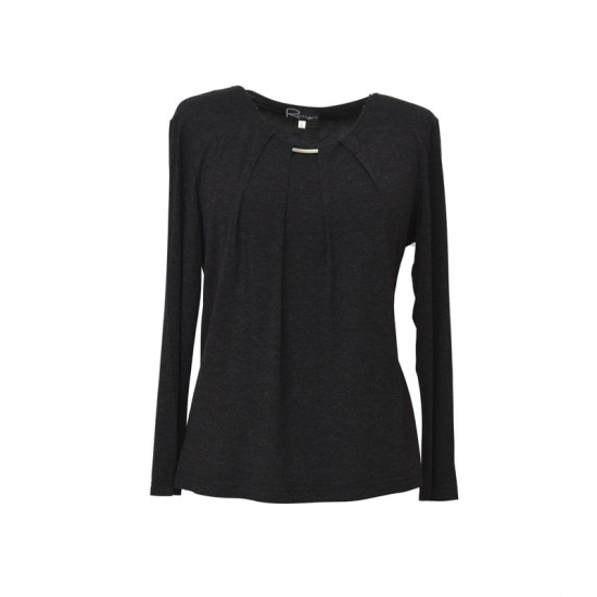 Μπλούζα βισκόζ με σούρα